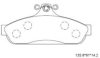 TRW GDB7500 Brake Pad Set, disc brake